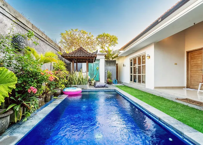 Séjour chez l'habitant Azure 1 - Private In Shared Balinese Pool Near Echo Beach!