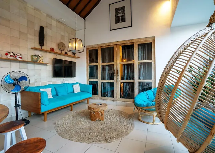 Séjour chez l'habitant Azure 1 - Private In Shared Balinese Pool Near Echo Beach! Canggu