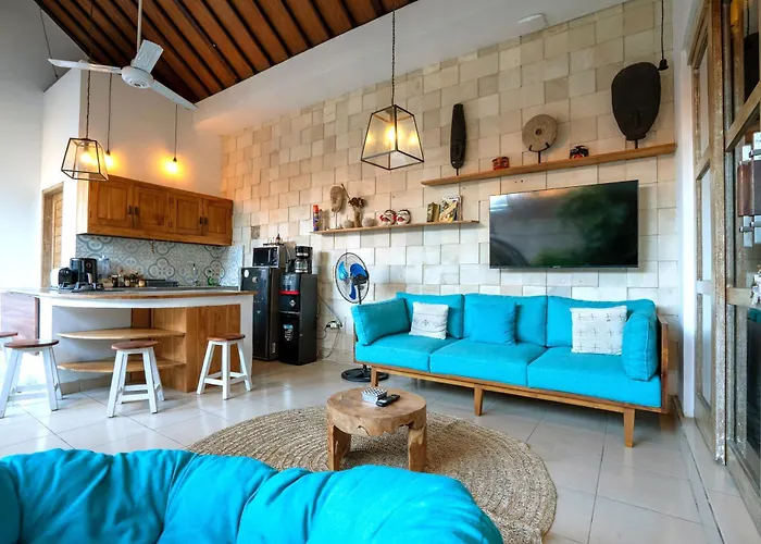 Séjour chez l'habitant Azure 1 - Private In Shared Balinese Pool Near Echo Beach! Canggu